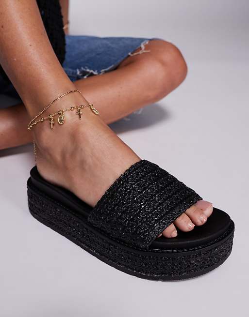 Pretty Crystal Shell Platform Flip Flops Beach Slippers Pretty Crystal Shell Platform Flip Flops Beach Slippers
