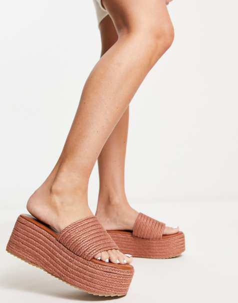 Woven hot sale platform wedges