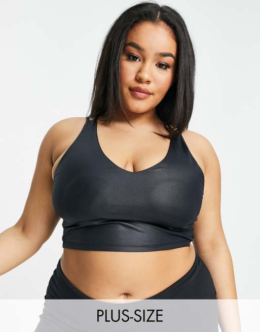 Plus Size Longline Sports Bra