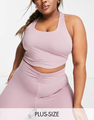 South Beach Maternity nursing mid support sports bra in frosty