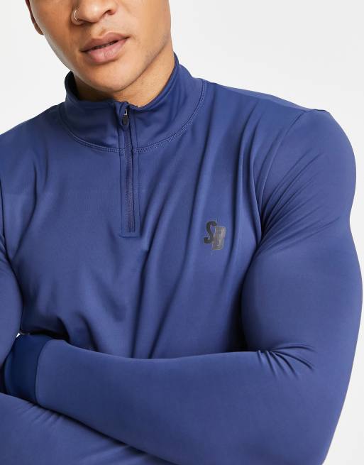 Polyester best sale quarter zip