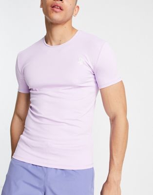South Beach polyester t-shirt in lilac  - ASOS Price Checker
