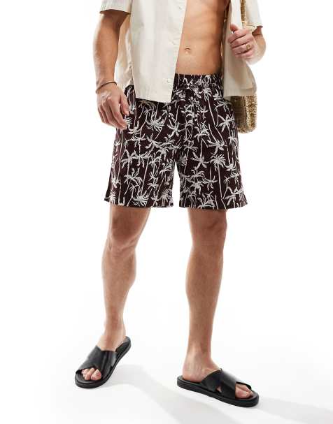 South Beach print beach short in multi - view 1