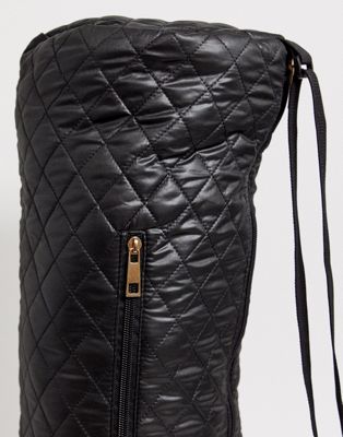 quilted yoga bag