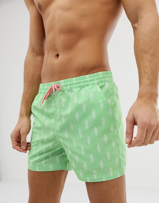 South Beach Recycled swim shorts in ice cream print | ASOS