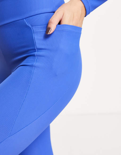 Bolongaro Trevor Sport seamless leggings in cobalt blue