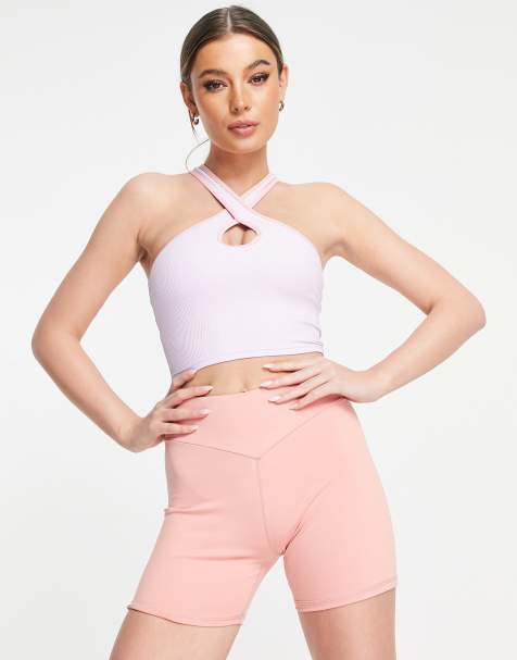 South Beach - Rosa leggingsshorts i polyester - view 1