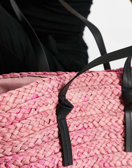 South Beach – Rosa toteväska i strå, 4 av 4