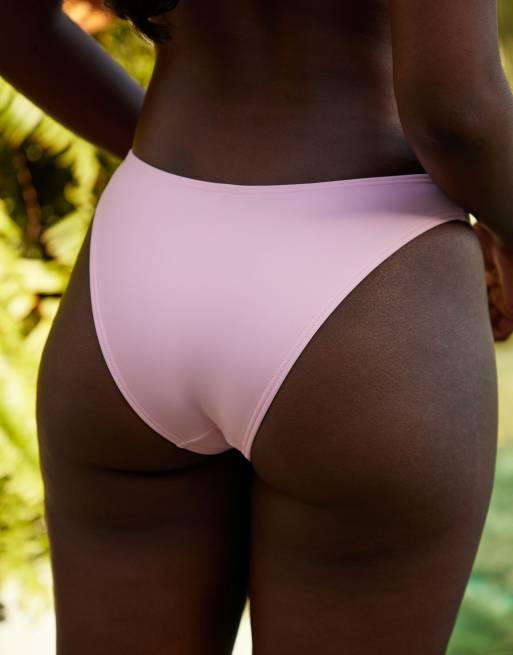 South Beach – Różowy wysoko wycięty dół od bikini, 4 z 4