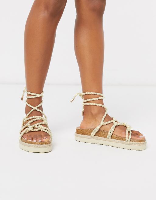 Sandalen best sale met touwtjes