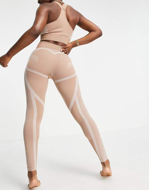 South Beach seamless contour leggings in ginger