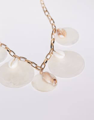 South Beach Shell Charm Necklace