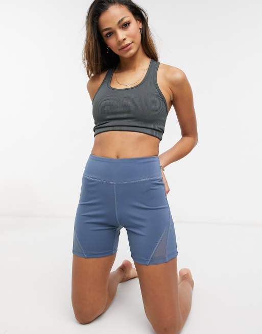 South Beach - Short legging de sport - Bleu de Chine