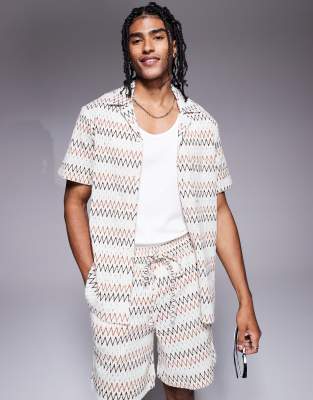 South Beach Short Sleeve Beach Shirt