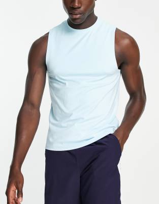 South Beach singlet in light blue