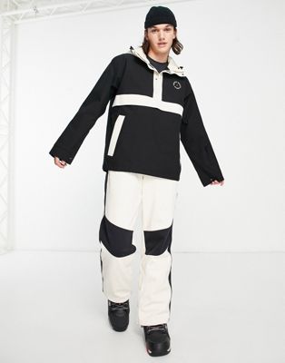 South Beach ski over head jacket in monochrome - ASOS Price Checker