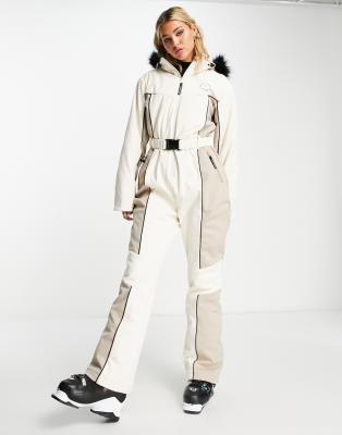 South Beach - Ski-Schneeanzug in Beige-Neutral