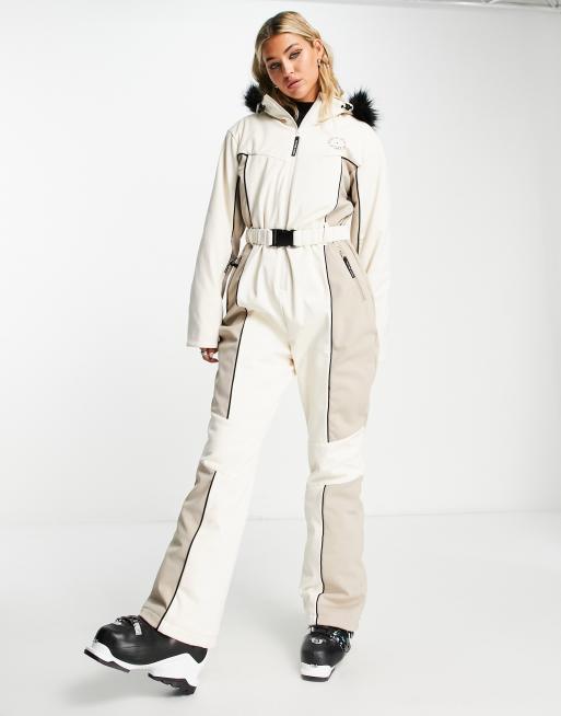 South Beach ski snow suit in beige