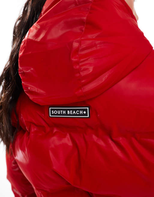 South Beach – Skianzug mit roter Jacke in wattierter Optik, 4 von 4