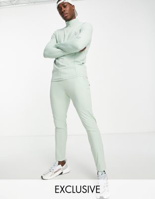 South Beach slim fit joggers in frosty green  - ASOS Price Checker