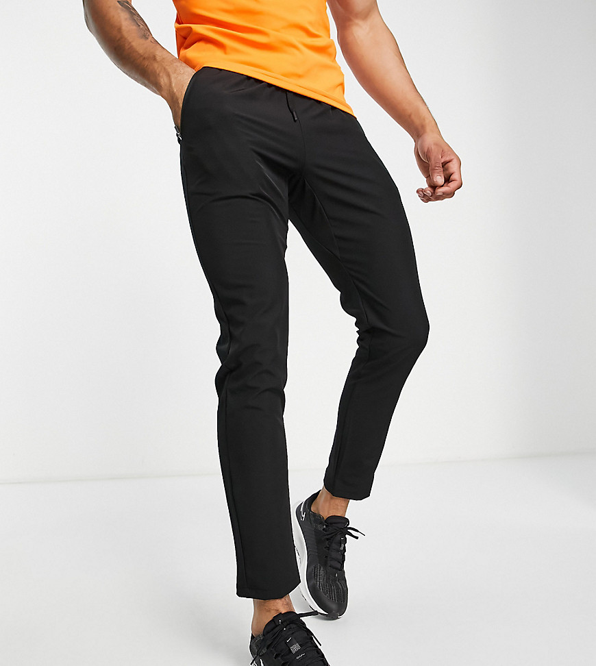 South Beach Slim Fit Polyester Joggers In Black