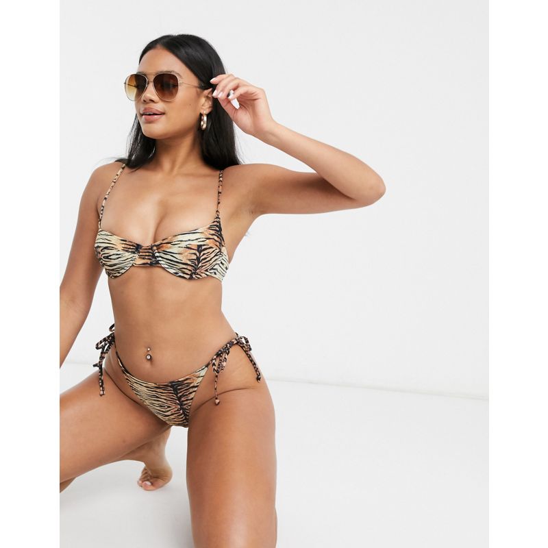 Bikini Costumi e Moda mare South Beach - Mix and Match - Set bikini con stampa tigrata