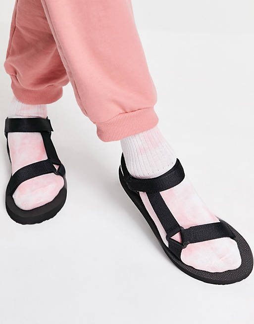 South Beach sporty sandals in black