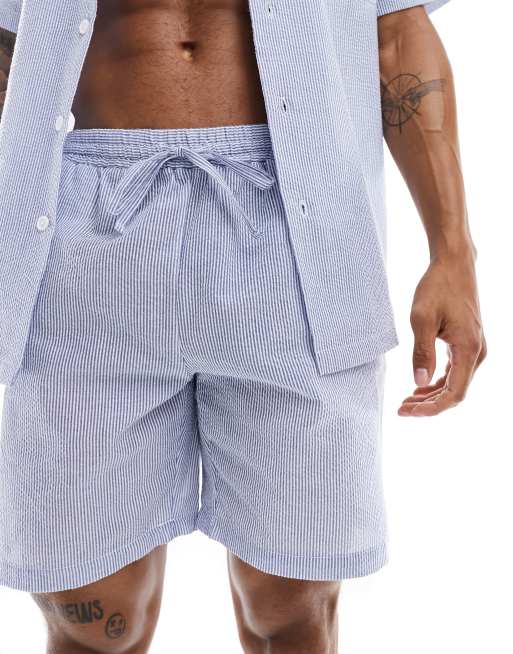 South Beach – Strandshorts aus Seersucker, Kombiteil, 3 von 5