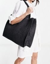 Topshop Jade crochet tote bag in neutral | ASOS