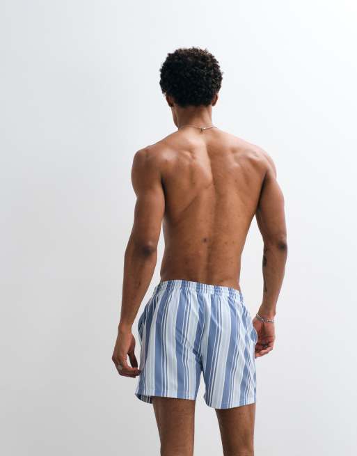South Beach stripe swim shorts in blue multi, 5 of 7