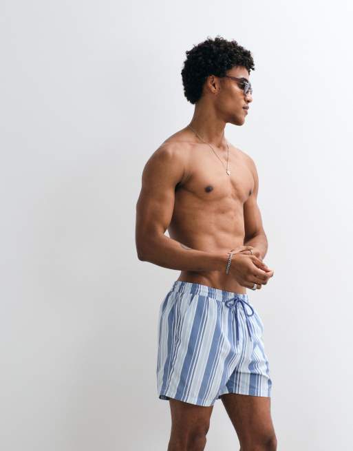 South Beach stripe swimshort in blue multi, 3 of 7