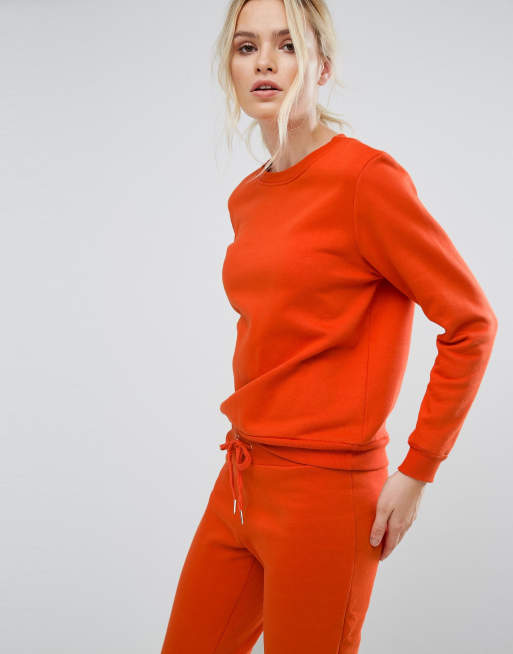 South Beach Sweatshirt Sweatpants In Burnt Orange ASOS