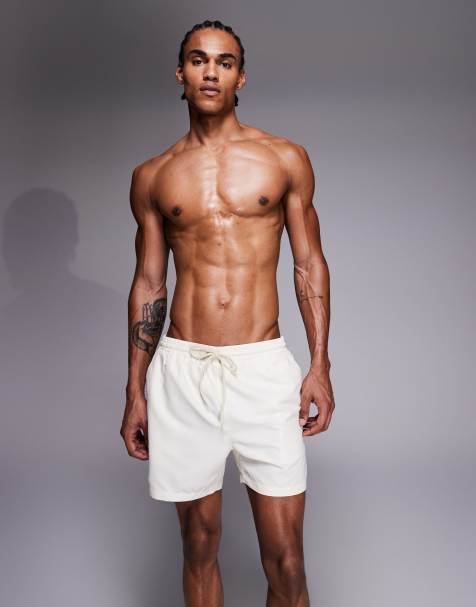 South Beach swim shorts in ecru - view 1