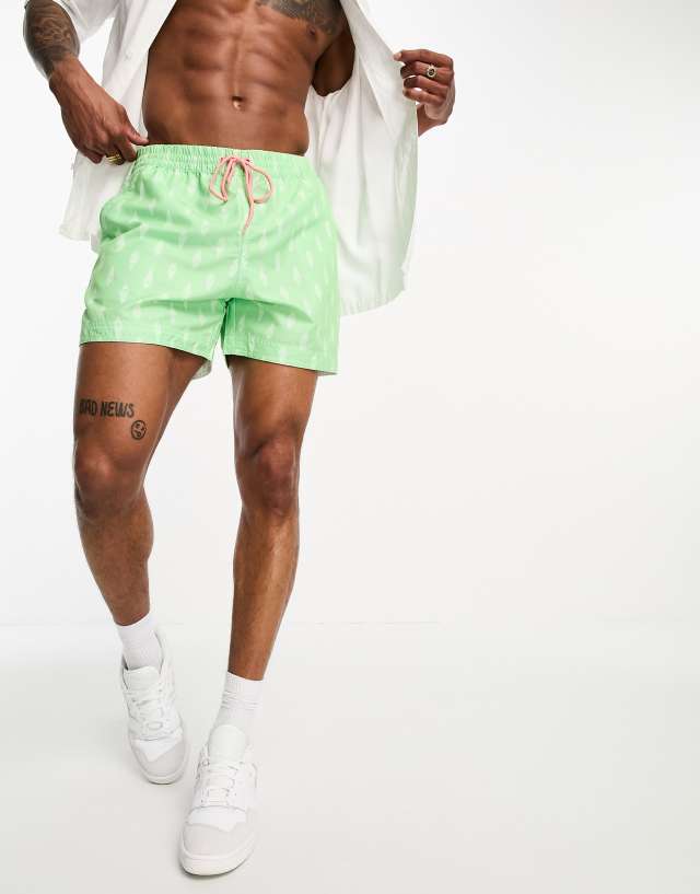 South Beach swim shorts in pastel ice cream print