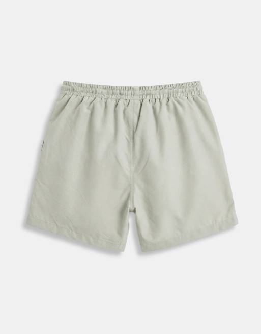 South Beach swim shorts in sage green, 7 of 7