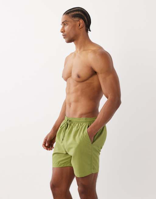 South Beach – Szorty kąpielowe w kolorze khaki, 3 z 5