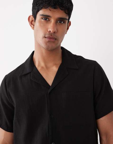 South Beach beach shirt co-ord in textured weave