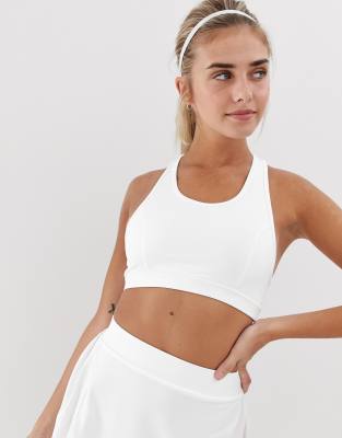 racerback crop top bra