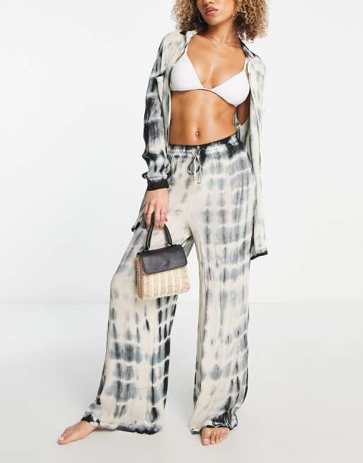 Tie Dye Wide Leg Drawstring Pants – Sol y Playa Boutique