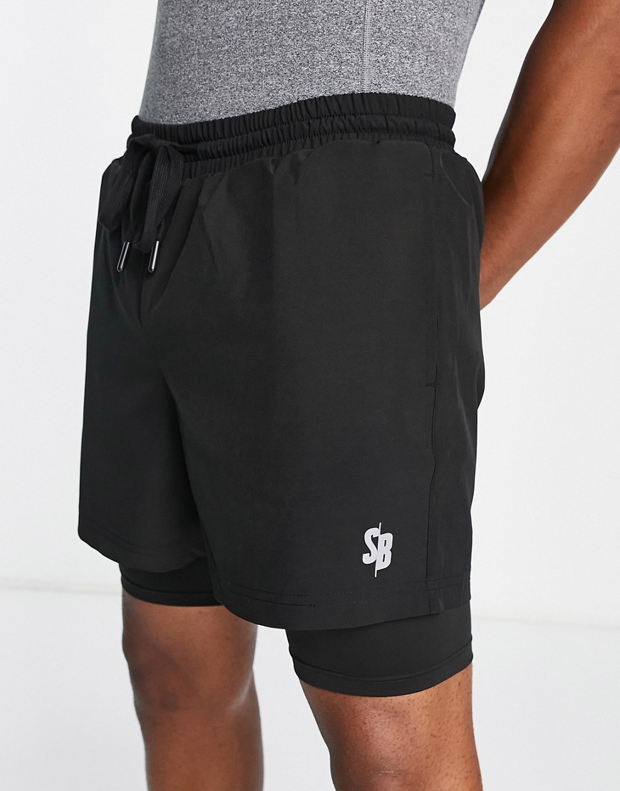 South Beach training shorts in black