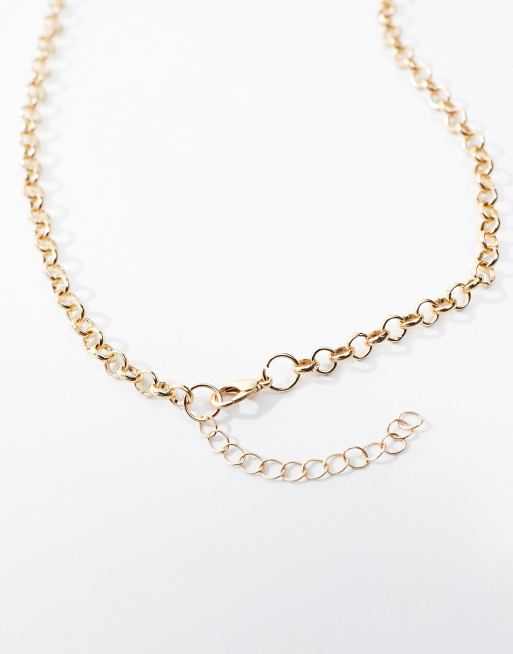 South Beach - Under The Sea - Statement ketting met schelpjes, zeesterren en versiering in goud, 3 van 4
