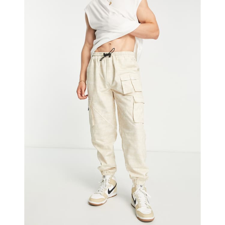 South Beach utility pocket cargo pants in gray ASOS