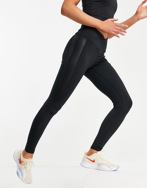 South Beach V Waistband leggings in black ASOS