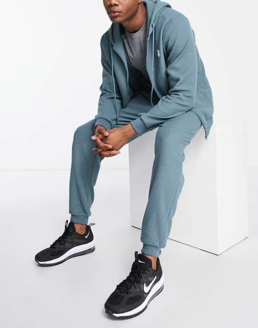 South Beach waffle sweatpants in green