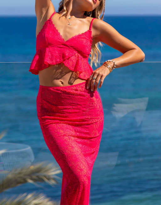 Midi beach skirt clearance
