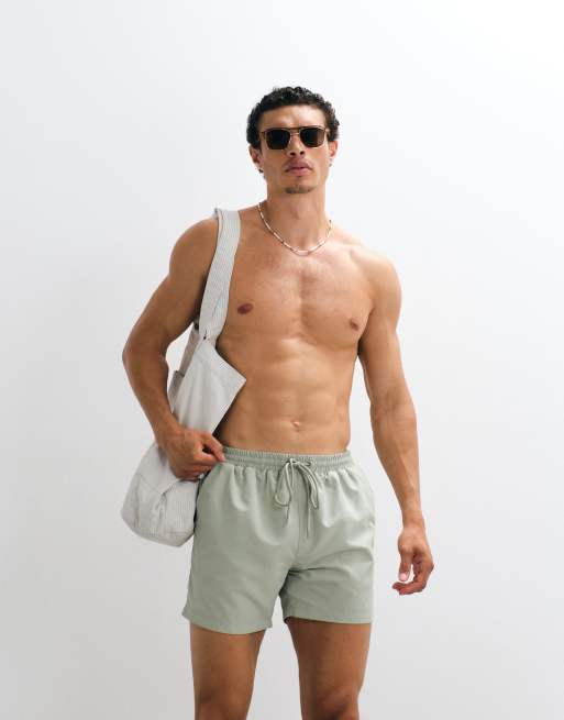 South Beach - Zwemshort in saliegroen, 3 van 7