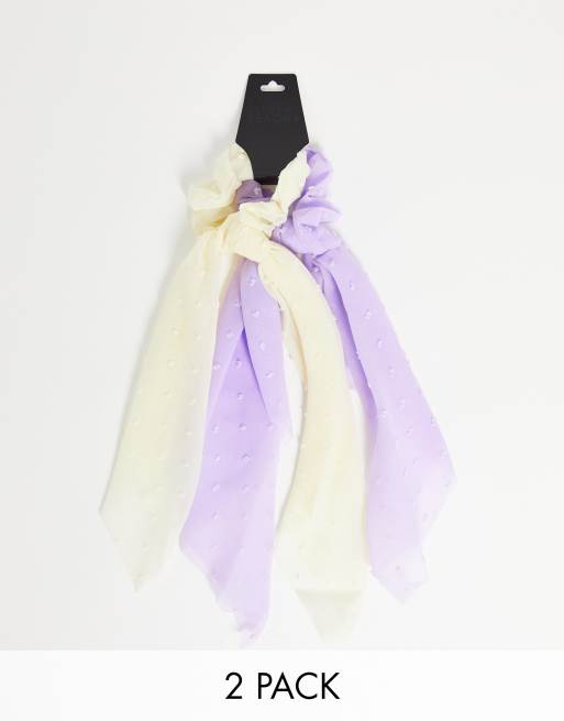 Southbeach ‑ 2er-Pack transparente Haargummis