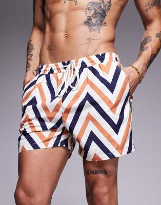 South Beach Southbeach print Swim shorts in Multi