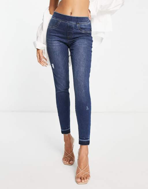 Spanx ankle grazer jean-ish leggings