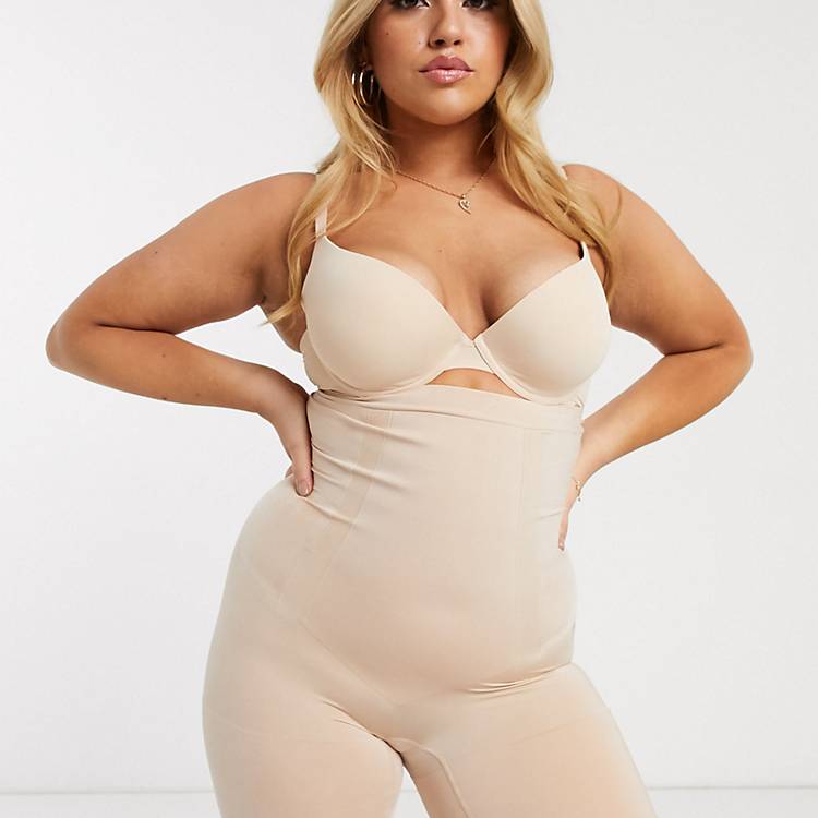 Spanx Curve Oncore high-waisted mid-thigh super firm shaping short